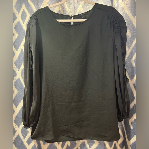 Ann Taylor Black Blouse Size M - Picture 1 of 5